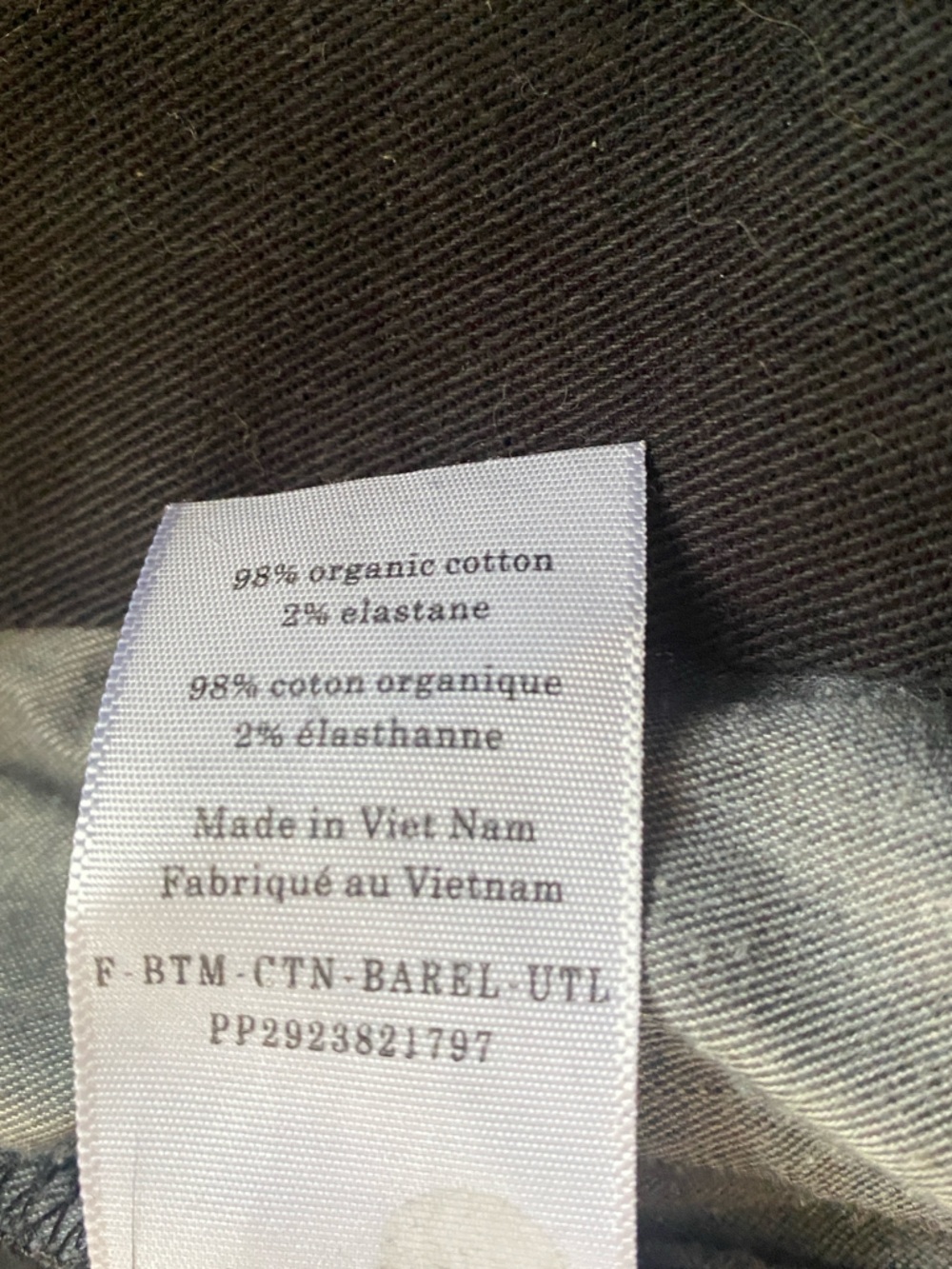 Everlane Black Utility Barrel Pant Size 8 Tall - Picture 5 of 5